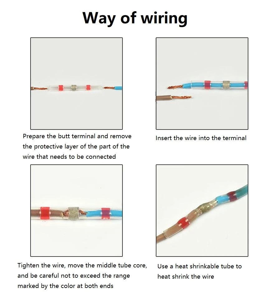 how to use solder heat shrink connectors